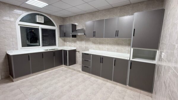 Slate Modern Kitchen Cabinet Suite