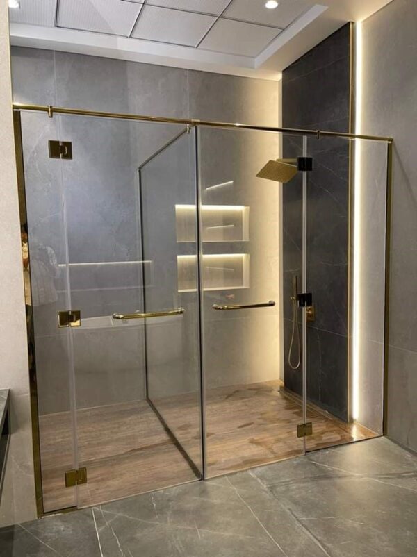Golden Slate Shower Retreat