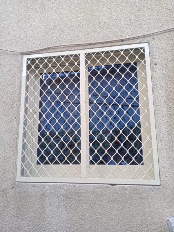 Secure Diamond-Grille Window