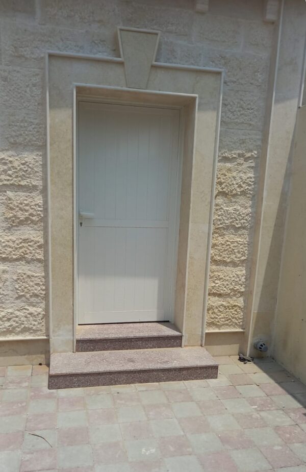 White Rustic Entry Door