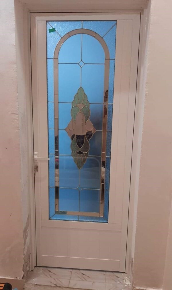 Black Modern Glass Door
